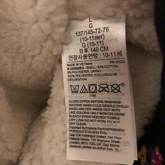 GAP Girl Kids Jacket L (10) - Picture 2 of 4